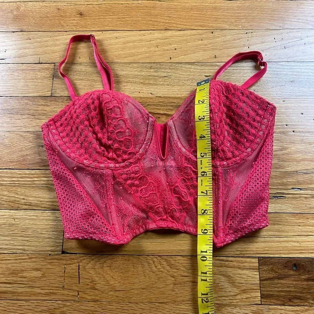 Victorias Secret Red Bustier Size 34C (Bundle 3 for 30 Deal)